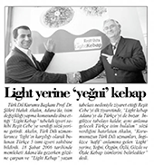 Light Adana kebabına tepki